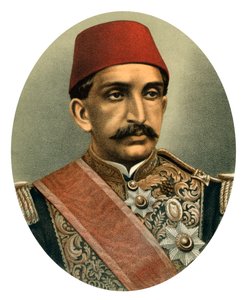 عبد الحميد الثاني ، سلطان تركيا ، أواخر القرن التاسع عشر بواسطة غير معروف