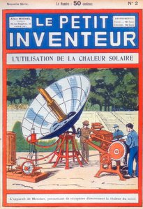 مطبعة آبل بيفريس التي تعمل بالطاقة الشمسية ، c1894 [c1927 بواسطة غير معروف