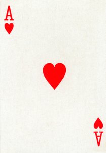 Ace of Hearts من مجموعة أوراق لعب Goodall & Son Ltd. ، c1940 بواسطة غير معروف