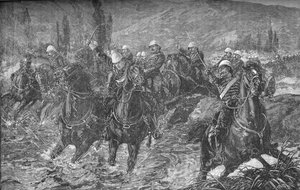 العمل في وادي Chardeh ، 11 ديسمبر 1879 ، محاولة إنقاذ البنادق ، 1879 ، c1880 بواسطة غير معروف