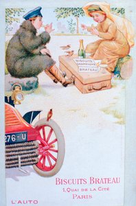 الاعلان عن البسكويت براتو ، 1900s بواسطة غير معروف
