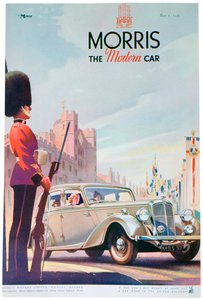 إعلان عن سيارات موريس 1937 بواسطة غير معروف