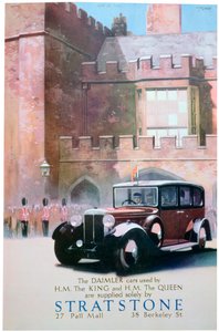 إعلان عن تجار سيارات ستراتستون 1935 بواسطة غير معروف