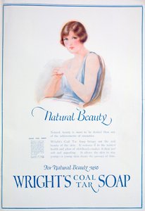 الإعلان عن صابون Wrights Coal Tar ، 1925 بواسطة غير معروف