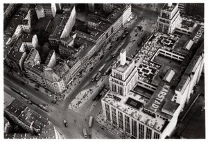 منظر جوي ل Hermannplatz ، برلين نويكويلن ، ألمانيا ، من Zeppelin ، c1931 1933 بواسطة غير معروف