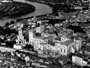 Aerian view of the Popes