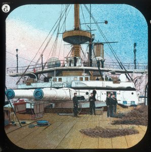 بعد Barbette - HMS Revenger ، c1900. بواسطة غير معروف