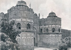 أجرا. بوابة دلهي للقلعة ، c1910. بواسطة غير معروف
