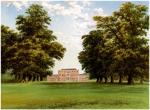 Aldby Park ، يوركشاير ، موطن عائلة دارلي ، c1880 بواسطة غير معروف