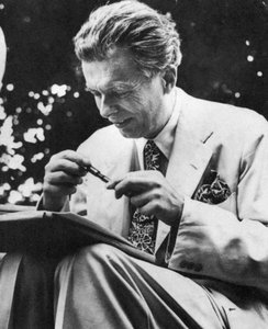 ألدوس ليونارد هكسلي 1894-1963 ، كاتب وروائي إنجليزي ، 1950s بواسطة غير معروف