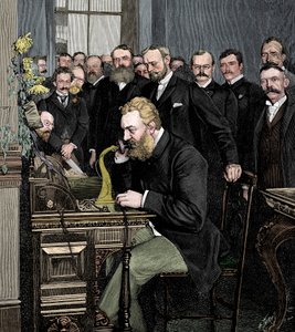 ألكسندر جراهام بيل 1847-1922 ، المخترع الأمريكي المولود في اسكتلندا بواسطة غير معروف
