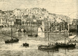 الجزائر ، من البحر ، 1890. بواسطة غير معروف