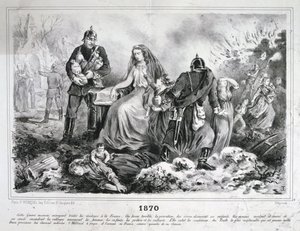 الرسوم المتحركة الرمزية ، الحرب الفرنسية البروسية ، 1870-1871 بواسطة غير معروف