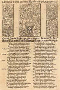 رمزية النسر والإمبراطور ماكسيميليان الأول 1497. بواسطة غير معروف