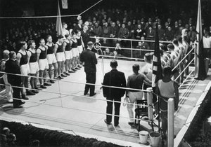 مسابقة الملاكمة للهواة بين ألمانيا وبولندا ، 1936 بواسطة غير معروف