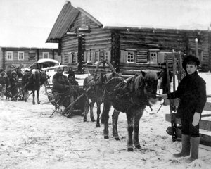 المشاة الأمريكية بالقرب من أرخانجيل ، روسيا ، ديسمبر 1918 .. بواسطة غير معروف
