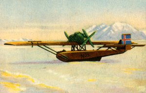 Amundsens Dornier Do J Wal في الجليد القطبي ، 1925 ، 1932. بواسطة غير معروف