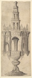 Monstrance المعمارية ، كاليفورنيا. 1530-40. بواسطة غير معروف