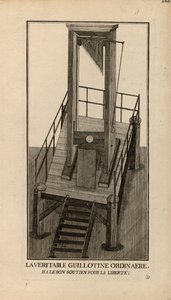 مقصلة عادية. ها ، الدعم الجيد للحرية! ، 1791-1794. بواسطة غير معروف