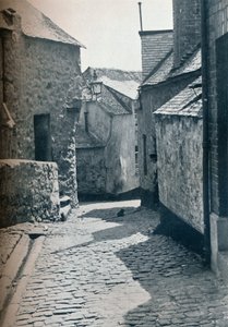 جزء قديم من سانت آيفز ، كورنوال ، تم تحديده كمنطقة لإزالة الأحياء الفقيرة ، 1935 بواسطة غير معروف