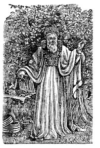 Arch-Druid البريطاني القديم يرتدي درع الحكم ، c1900 بواسطة غير معروف