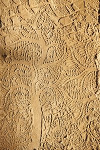 أنغكور وات ، تفاصيل منحوتة على WallTree ، سييم ريب ، كمبوديا بواسطة غير معروف