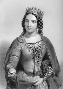آن وارويك 1456-1485 ، زوجة الملكة للملك ريتشارد الثالث ، 1851 بواسطة غير معروف