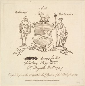 أسلحة لمستشفى اللقيط ، 22 ديسمبر 1781. بواسطة غير معروف