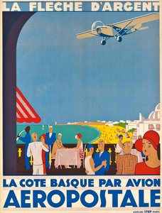 ايروبوستال. ساحل الباسك ، حوالي 1928-1930. بواسطة غير معروف