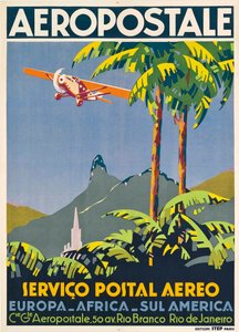 ايروبوستال. ريو دي جانيرو ، حوالي 1928-1930. بواسطة غير معروف