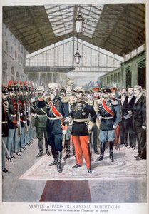 وصول الجنرال تشيرتكوف شيرتكوف ، السفير الروسي إلى فرنسا ، باريس ، 1895 بواسطة غير معروف