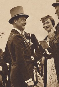 أسكوت ، يونيو 1935 - الملك إدوارد ، ثم أمير ويلز ، مع السيدة سيمبسون ، 1937 بواسطة غير معروف