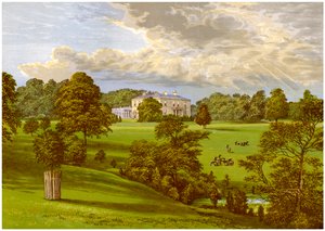 Ashcombe Park ، ستافوردشاير ، موطن عائلة Sneyd ، c1880 بواسطة غير معروف