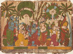 قاتل يصوب سهمًا على ملك جالس على الشرفة ، c1830 بواسطة غير معروف