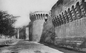 افينيون. - The Ramparts XIVe، c1925 بواسطة غير معروف