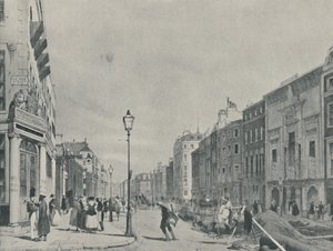 بالونات فوق بيكاديللي ، 1842 ، 1920 بواسطة غير معروف