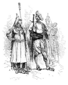 رجال ونساء بنجاري ، أوريسا ، الهند ، 1895 بواسطة غير معروف