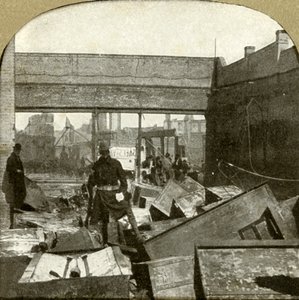 خزائن البنك تحت الحراسة ، 1906. بواسطة غير معروف
