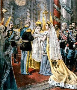 معمودية دوقة تاتيانا الكبرى ابنة نيكولاس الثاني من روسيا ، 1897