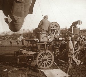 بالون القاذف ، جينيكورت ، شمال فرنسا ، c1914-c1918 بواسطة غير معروف