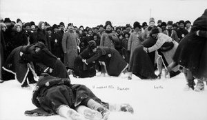 مصارعة بشكير قريش ، روسيا ، 1913 بواسطة غير معروف