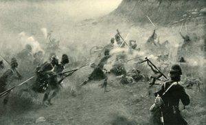 معركة قندهار - القرن الـ 92 سيأخذون البنادق ، 1901. بواسطة غير معروف