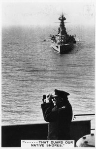 Battlecruiser HMS Hood خلال تمارين الربيع ، 1937 بواسطة غير معروف