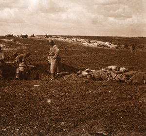 مخيم ساحة المعركة ، Lihons ، شمال فرنسا ، c1914-c1918 بواسطة غير معروف