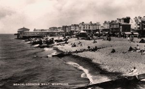 الشاطئ ، باتجاه الغرب ، ورثينغ ، ساسكس ، 1935 بواسطة غير معروف