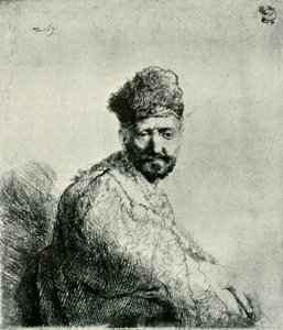 رجل ملتح يرتدي قبعة شرقية ورداء: والد الفنانين ، 1631 ، 1906. بواسطة غير معروف