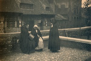 خلف Gruuthuse. أنواع بروج ، c1910 بواسطة غير معروف