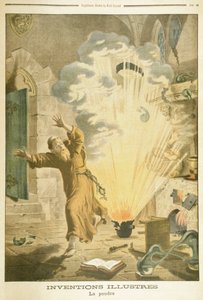 Berthold Schwart ، راهب وخيميائي ألماني فرنسي من القرن الرابع عشر ، 1901 بواسطة غير معروف