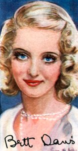 بيت ديفيس ، 1908-1989 ، الممثلة الأمريكية الحائزة على جائزة الأوسكار مرتين ، القرن العشرين بواسطة غير معروف
