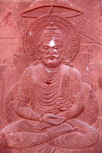 Bhagavad Gita محفور على المعبد الهندوسي: Vrindavana اليوم بواسطة غير معروف